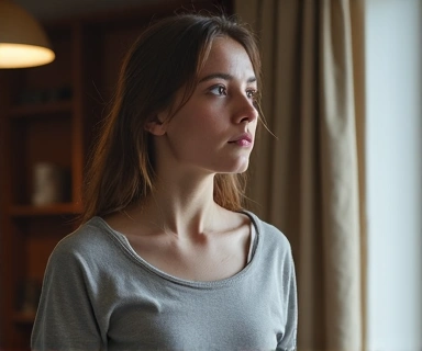 Foto anonima di una persona prima di un percorso nutrizionale, focus sul benessere generale